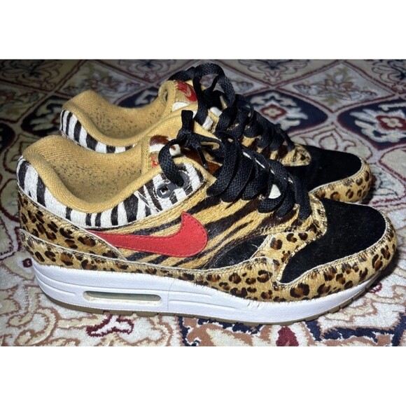 Nike Air Max 1 Atmos Animal Packs Size 8 AQ0928-700 W/ Box & Accessories main image 5